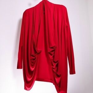 Like new Norma Kamali open flowy long cardigan, size XS